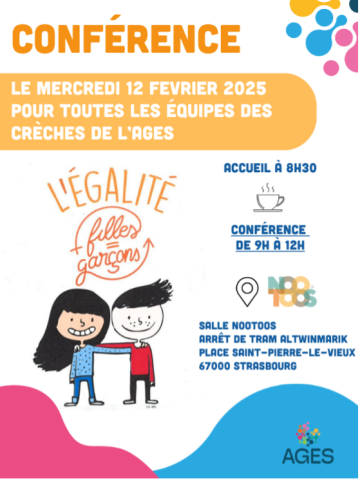 Conférence sur l'égalité filles garçons le 12 février 2025
